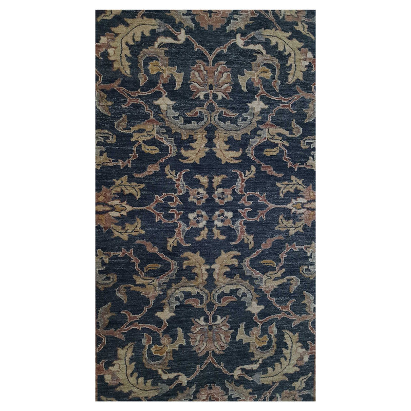 Davey Hand Knotted 4x10 Grey Runner