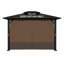 Paroi latérale en polyester pour pavillon de jardin Aoodor-97531252-97531257