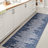 Grundy Berber Stripe Geometric Blue/Ivory Indoor/Outdoor Rug-1647369415