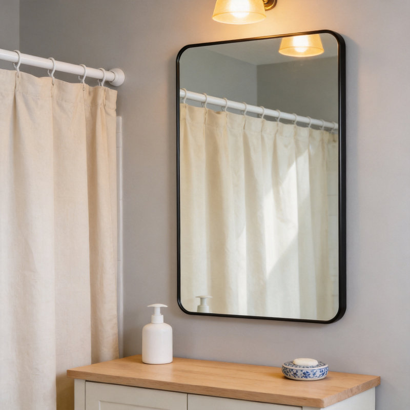 Accent Mirror, Black