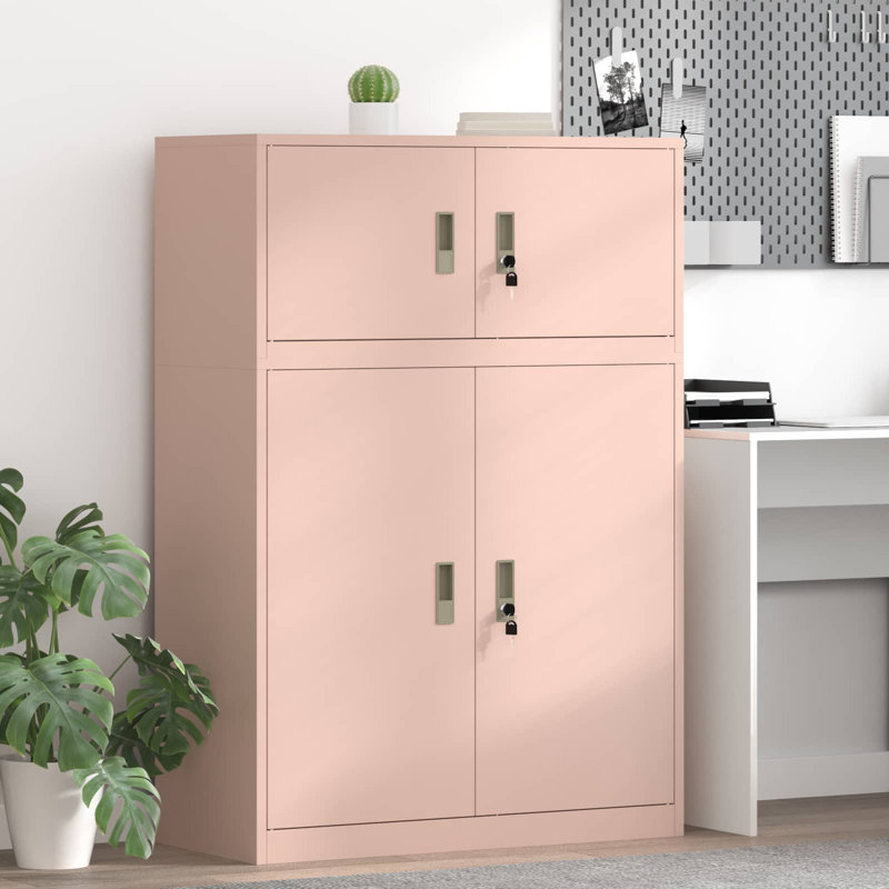 Storage Cabinet, Pink