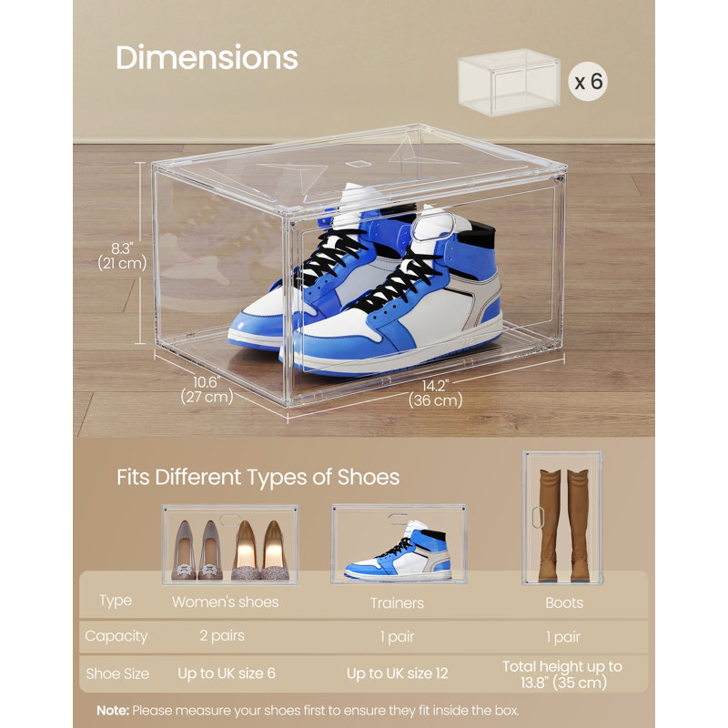 16 Pair Shoe Storage Box