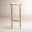 Jessa Forged Metal Tall Round End Table-2072856884