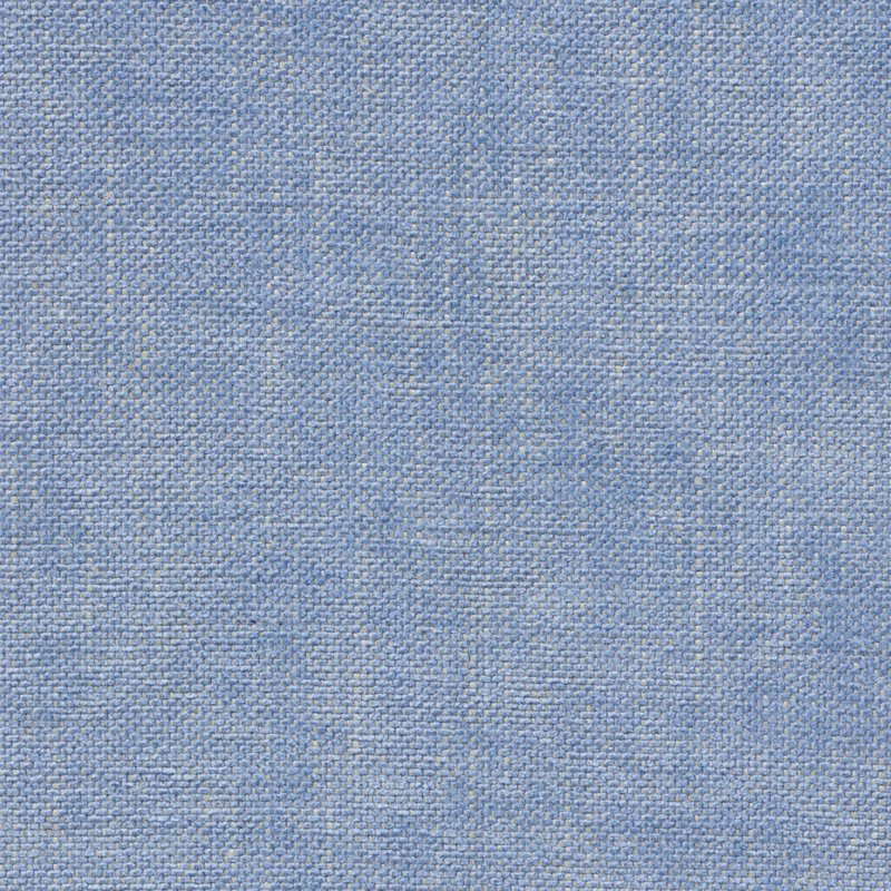 Tissu chenille en mélange de lin Franco, Bleu faïence