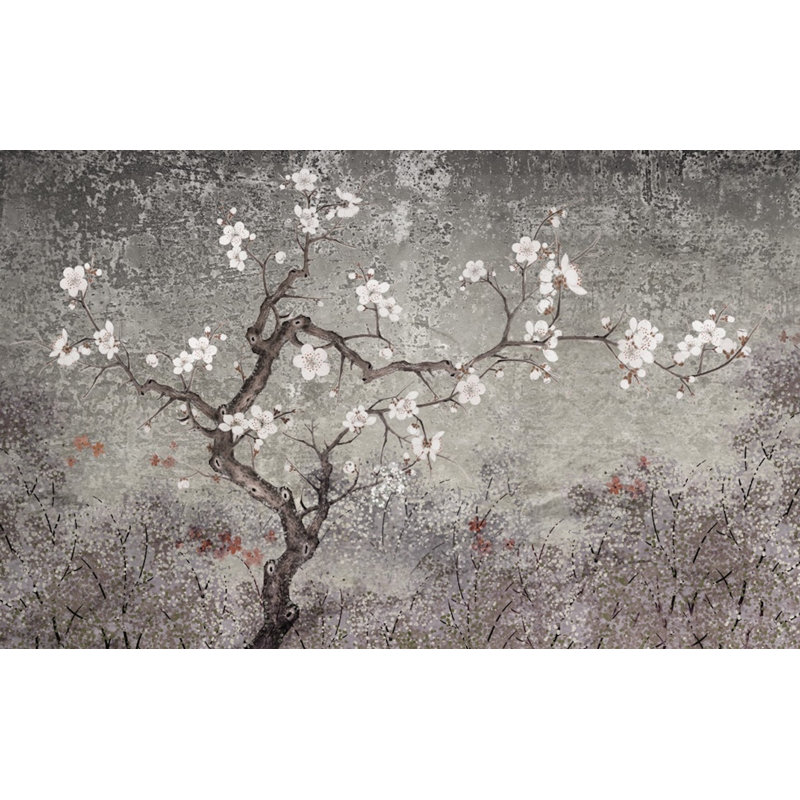 Murale fleurie Garden City, L 75 po x l 112 po
