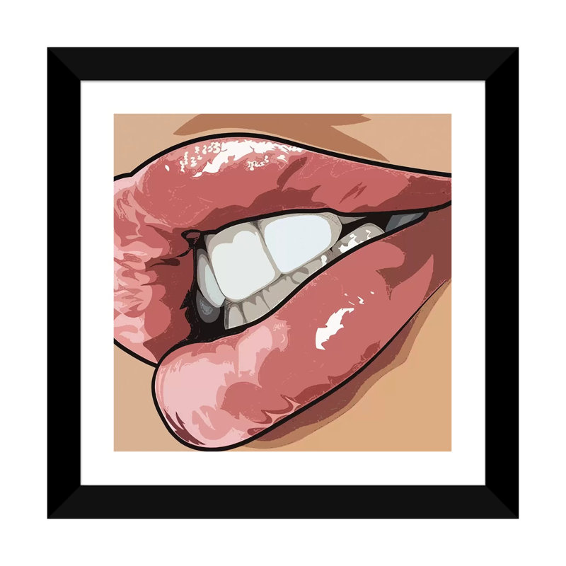 Sandra Light par art Mirano-reproduction d’art, H 16 po x l 16 po x p 1 po, Papier encadré noir, Blanc