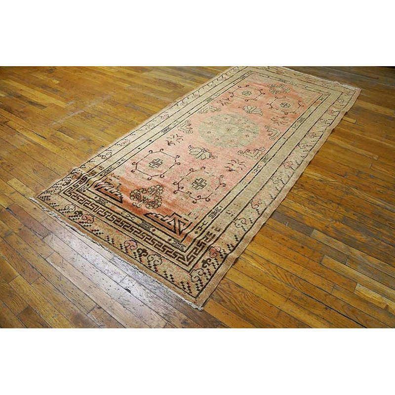Antique East Turkestan Khotan Wide Gallery Size Wool Rug