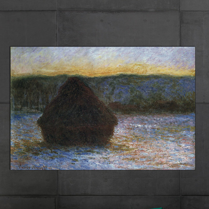 Claude Monet - Wrapped Canvas Painting, 90cm H x 135cm W x 1.8cm D