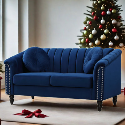 Melitta 60'' Velvet Loveseat