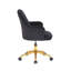 Chaise de bureau en velours Samatha-1448605069