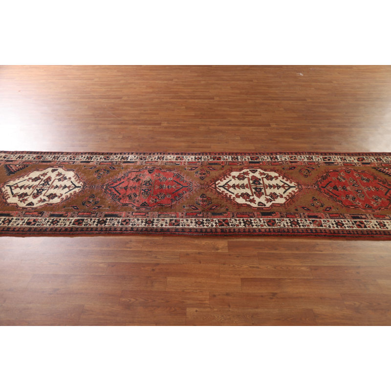 Tapis de couloir brun 3x11