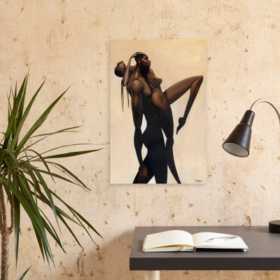 Take Me Away - Art figuratif africain-américain multicouleur