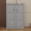 Armoire murale Murphy, lit escamotable en bois massif pouvant être plié dans une armoire-150956037
