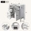 Meuble-lavabo de 30 po avec lavabo supérieur, meuble-lavabo moderne avec 2 tiroirs et tiroir escamotable, meuble-lavabo simple-1636296547