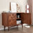 Mid ancient style storage sideboard cabinet