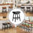 26" Counter Height Bar Stools Set of 2, Solid Wood Barstools with Faux Leather Upholstered Saddle Seat,Backless Kitchen Island Chairs-628389263-617956986