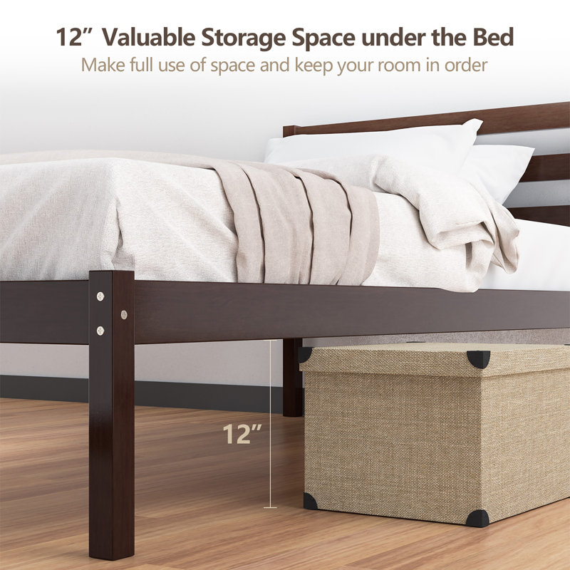 Adarien Solid Wood Slat Bed