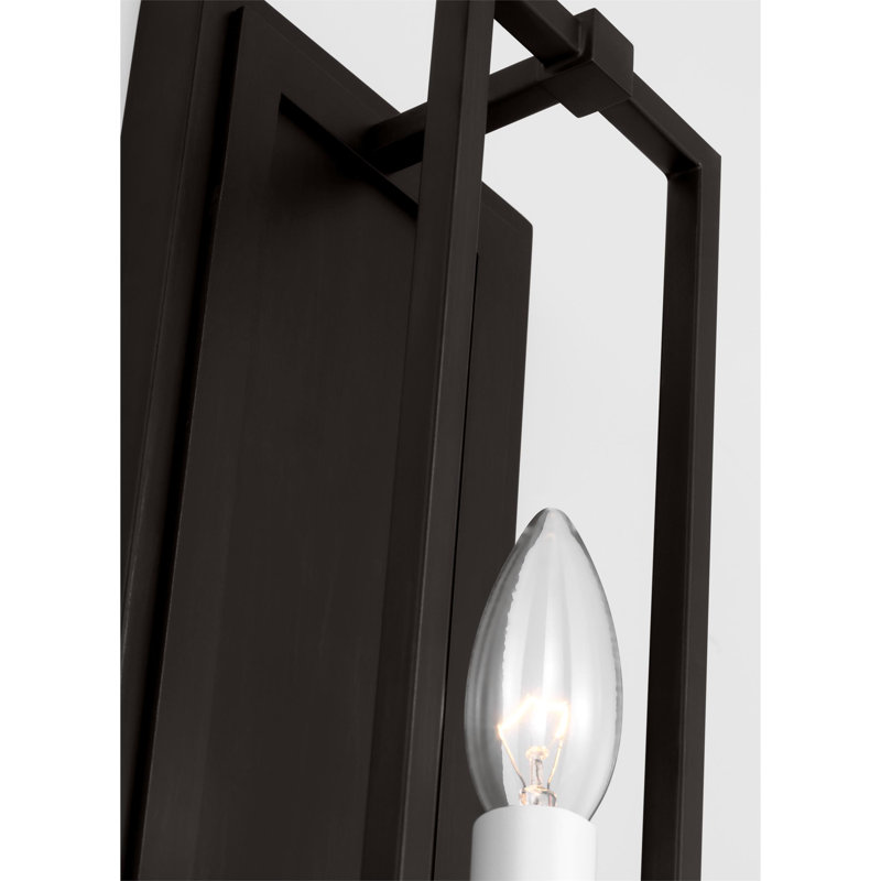 Marston 1 - Light Candle Wall Light, Matte Black