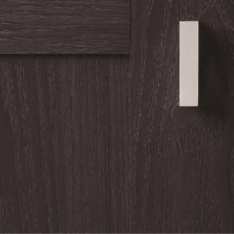 Streamline Collection Rectangular Pull - 1-1/4" Center to Center Cabinet Pull Toasted Nickel - Contemporary Hardware for Drawers & Cabinets