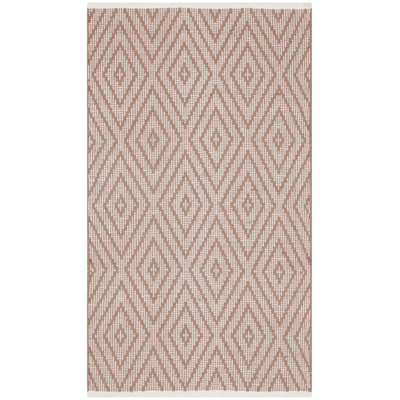 Akihiro Hand Woven Cotton Geometric Rug