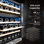 24'' 46 Bottle Dual Zone Wine Cooler Built-In Wine Refrigerator 