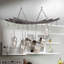 Premier Handcrafted Hanging Pot Rack