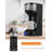 CHM Series Commercial Chef Coffee Machine, K Cup Coffee Maker 13 Ounce Water Tank, Single Serve Coffee Maker
