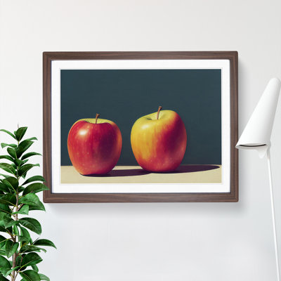 Two Apples Fruit Vol.3 - Framed Print