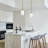 Bomke 5.5" W Dimmable Metal Single Cylinder Pendant-629479093