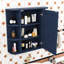 Armoire à pharmacie murale à miroir pour salle de bain avec tablettes intérieures réglables et 6 tablettes latérales ouvertes-591250655