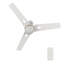 Ventilateur de plafond standard à DEL à 3 pales de 52 po avec télécommande et ensemble d'éclairage inclus.