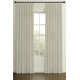 Wakefield Cotton Ticking Stripe Curtain in Homespun