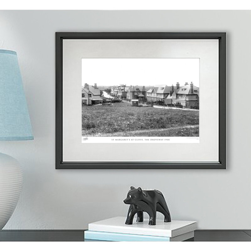 St Margaret's At Cliffe, The Droveway 1908 by Francis Frith - Single Picture Frame Print, 60cm H x 80cm W x 2.3cm D