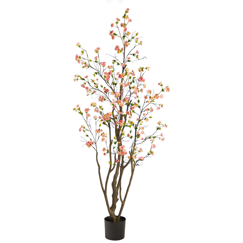 6,5 pi Arbre artificiel cerisier en fleurs