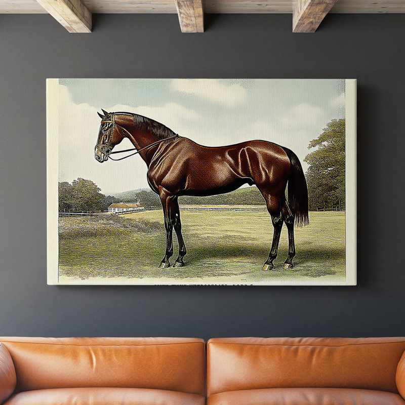 Animaux, paysage, série CCVII, H 8 po x l 12 po