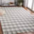Jacques Hand Woven Wool Plaid Rug-1464910255