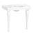 White Console Sink Solid Birch Spindle Leg Pair Renovators Supply