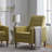 Button Tufted Upholstered Manual Push-Back Recliner -1784577397