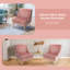 Fauteuil en velours l 27 po Sadowa
