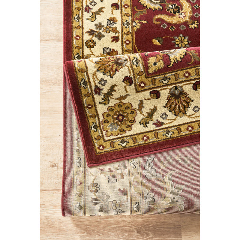 Classic Area Rug, Rectangle 7'10" x 10'3", Red