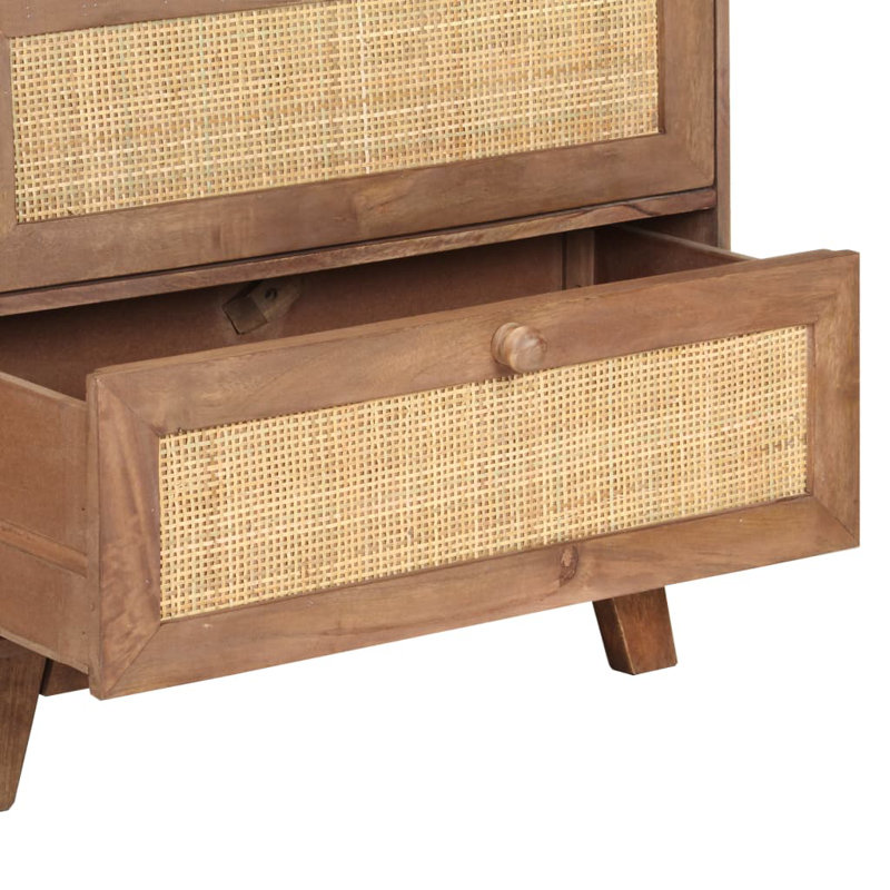 Denzell Sideboard 61x35x76 cm Solid Mango Wood