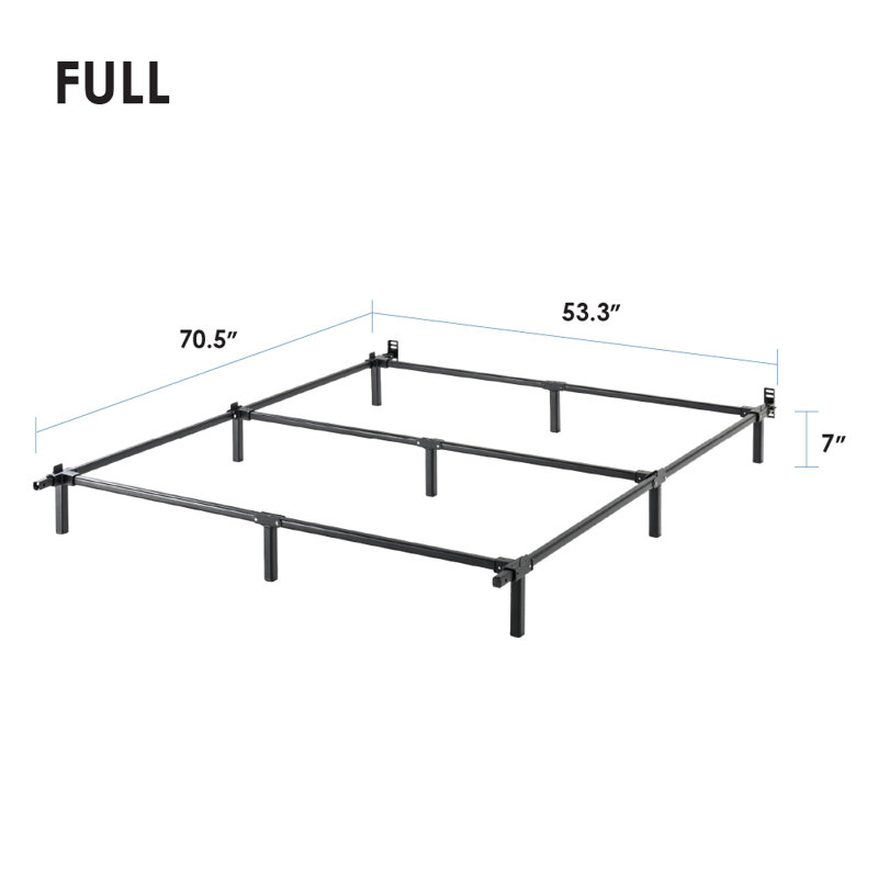 Mollie 7" Steel Bed Frame, Full
