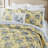 Laura Ashley Linley Yellow Cotton Reversible Quilt Set-399427254