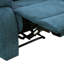 Fauteuil de repos manuel en tissu duveteux bleu clair-625227469