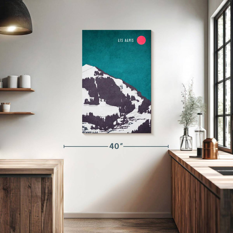 Alvord Les Alpes, H 39 po x l 26 po