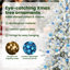 Artificial Hinged Christmas Tree with 300 LEDs-880321643-880321636