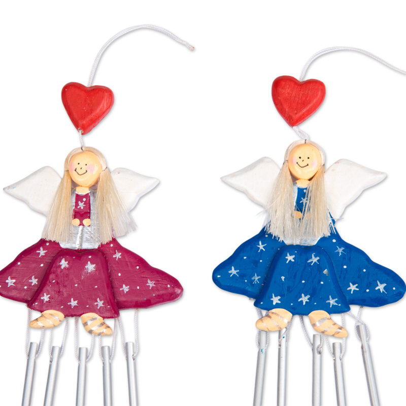 Carillons en bois et fibre naturelle Novica