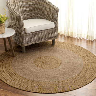 Tapis d'intérieur tressé à la main sans motif