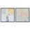 Sunshine Ruins Set Canvas Set of 2 Abstract Art Sets by 