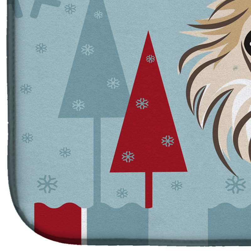 Tapis de séchage chihuahua de noël winter